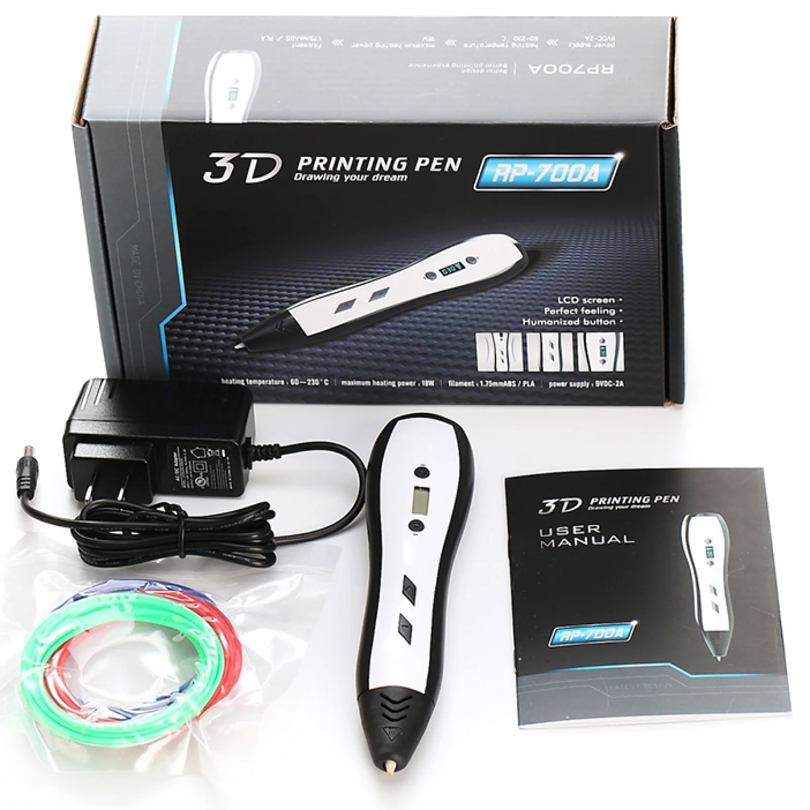 3D ручка Myriwell RP-700A White