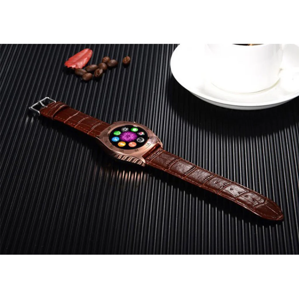 Смарт-годинник Smart Watch A12 Brown (with SIM + MicroSD + Camera)