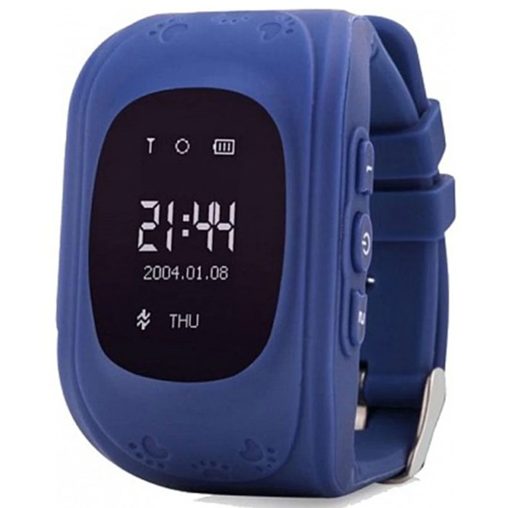 Годинники дитячі з GPS трекером Smart Baby Q50 GPS Smart Tracking Watch Dark Blue
