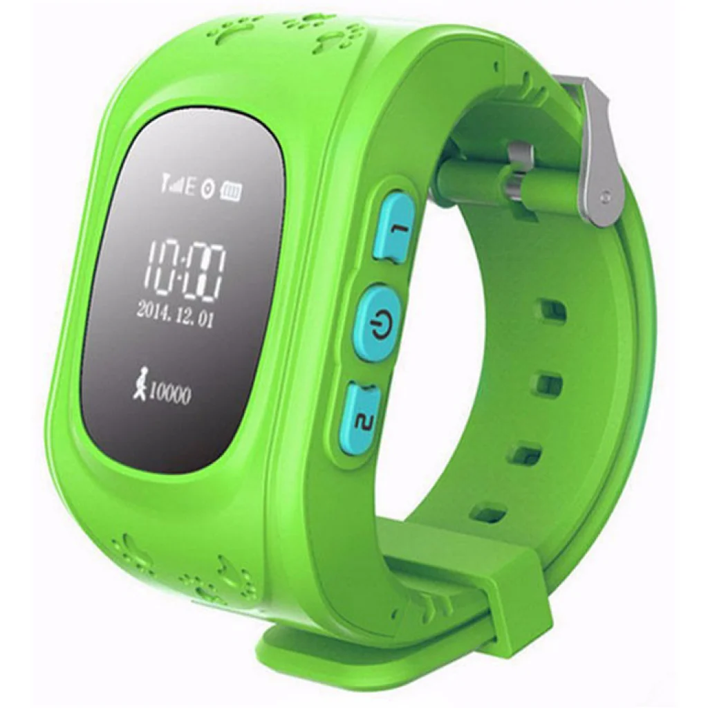 Часы детские с GPS трекером Smart Baby Q50 GPS Smart Tracking Watch Green