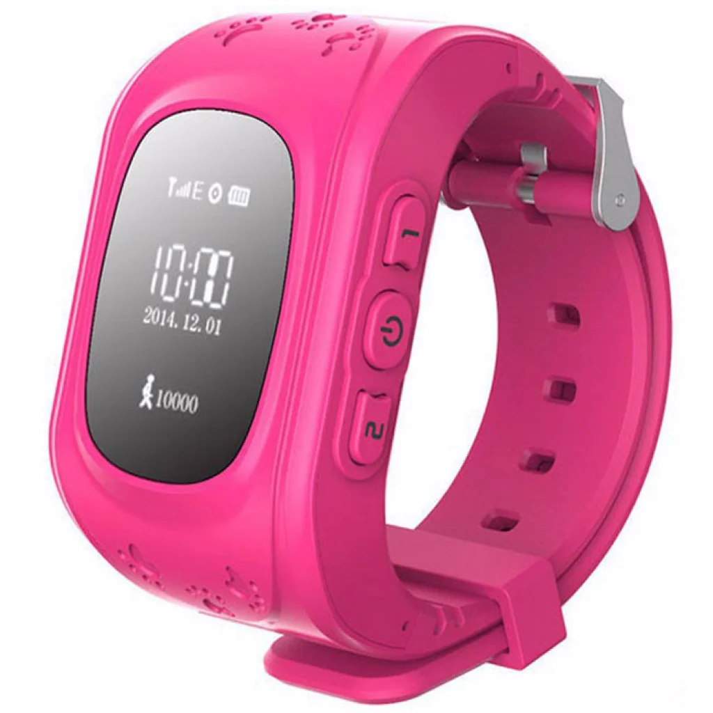 Годинники дитячі з GPS трекером GW300 Q50 Pink