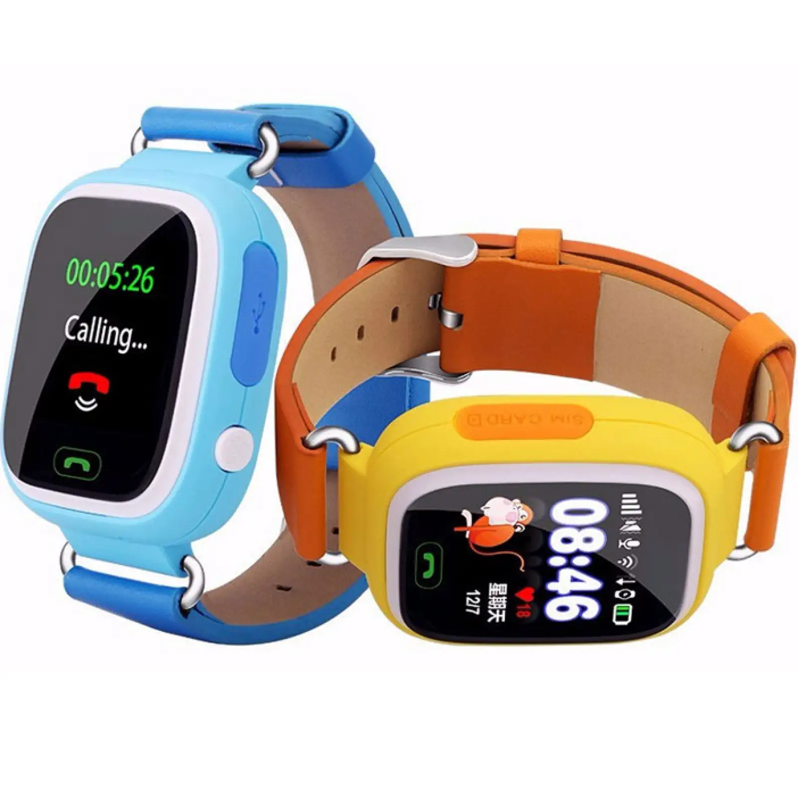 Детские часы UWatch Q90 Kid Smart Watch Orange