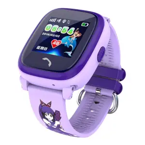 Детские часы UWatch DF25 Kids Waterproof Smart Watch Purple