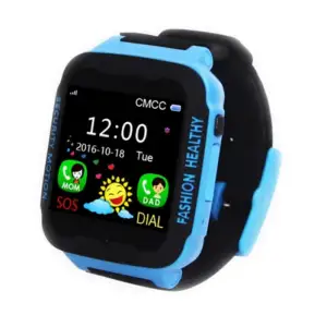 Детские часы UWatch K3 Kids Waterproof Smart Watch Black Blue
