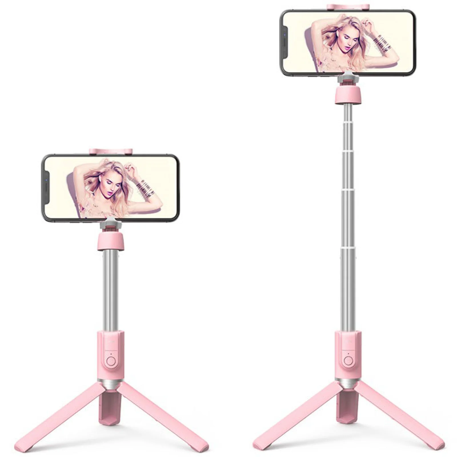 Монопод HOCO K11 Wireless Pink
