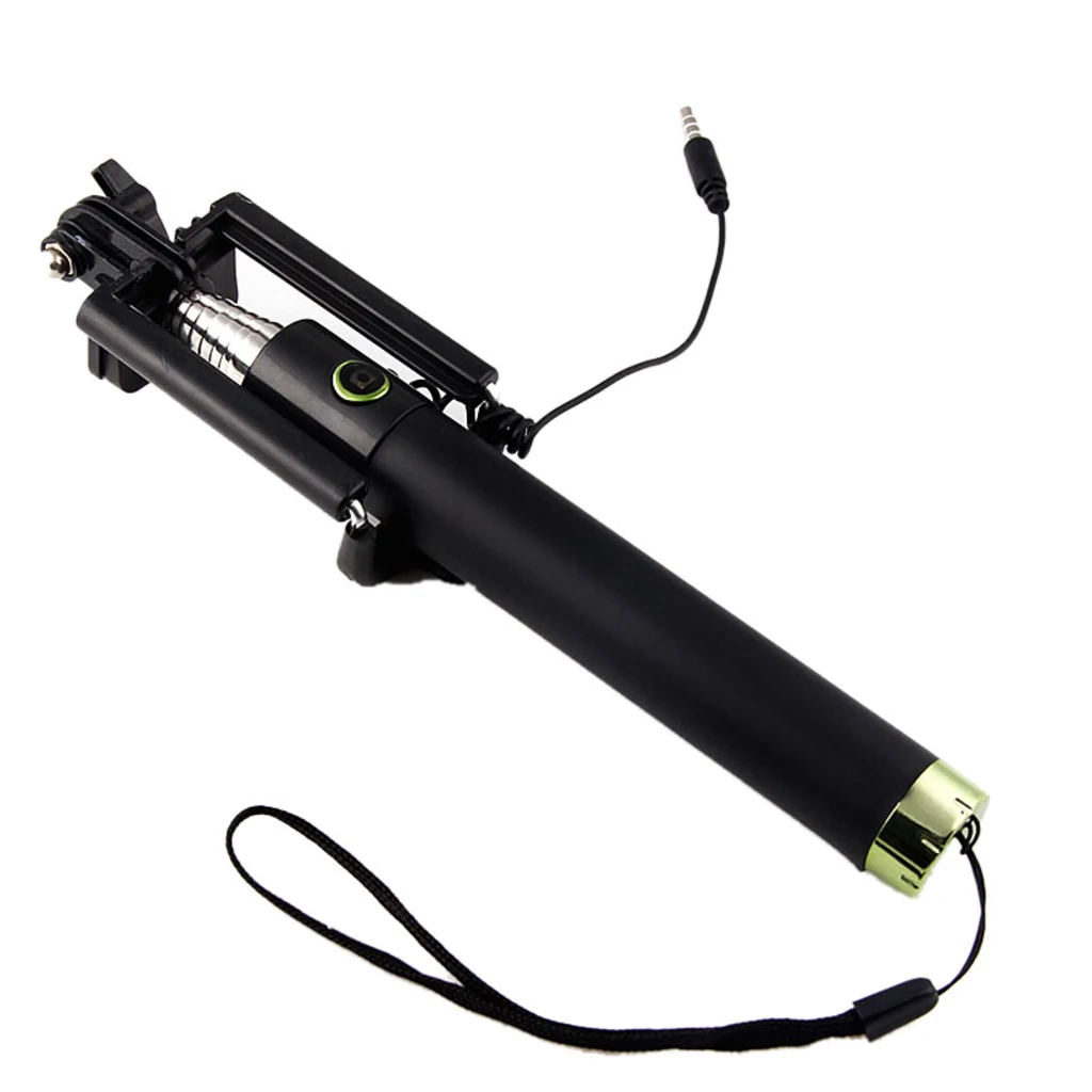 Монопод для селф з кабелем Locust Cable Selfie Stick Green