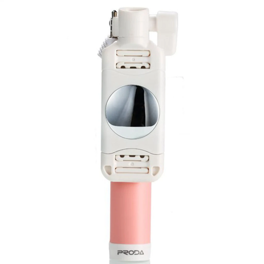 Монопод для селф з кабелем Remax Proda RP-P6 mini Pink