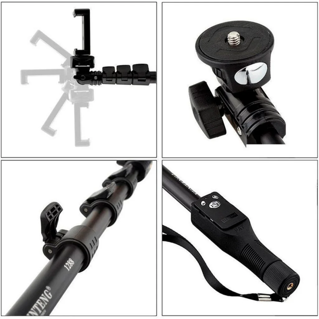 Набір для Селфі Monopod Yunteng YT-1288 Bluetooth Black