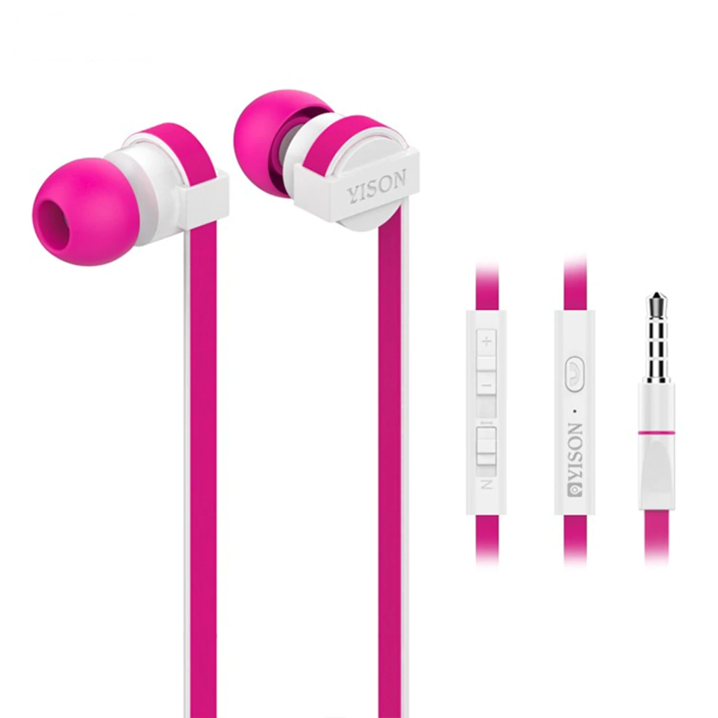 Навушники внутрішнього типу з мікрофоном Yison CX390 Pink
