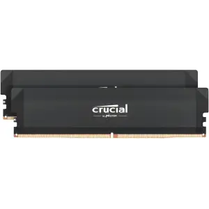 Модуль памяти Crucial 32 GB (2x16GB) DDR5 6400 MHz Pro OC Gaming Black (CP2K16G64C32U5B) UA