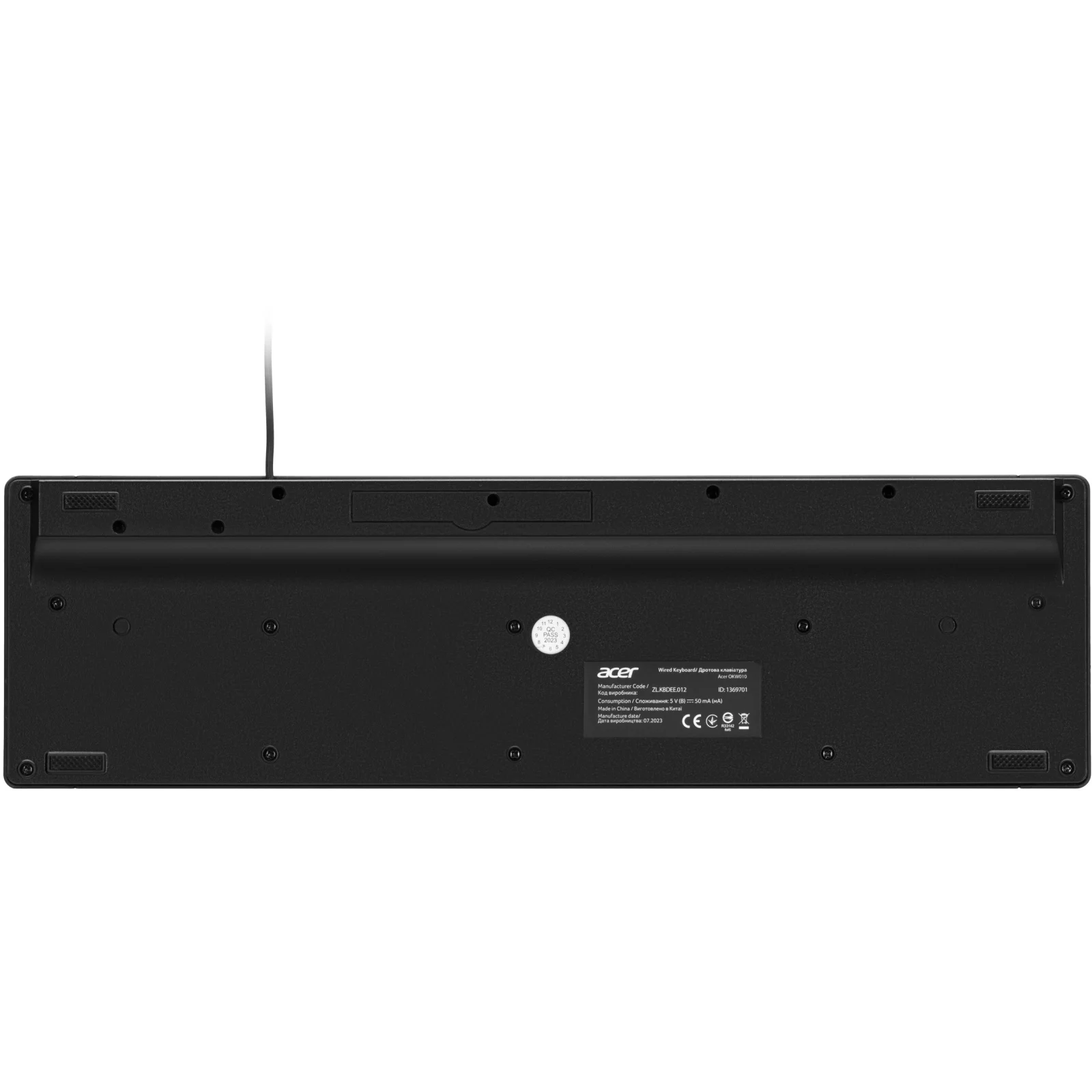 Клавиатура Acer OKW010 Black (ZL.KBDEE.012) UA