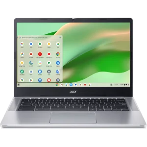 Ноутбук Acer Chromebook CB314-4H 14" FHD IPS, Intel C N100, 8GB, F128GB, UMA, ChromeOS, сріблястий, NX.KNBEU.001 UA