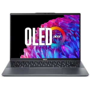 Ноутбук Acer Swift Go 14 SFG14-63 14" 2.8K OLED, AMD R5-8645HS, 16GB, F1TB, UMA, Win11, сірий, NX.KYLEU.002 UA