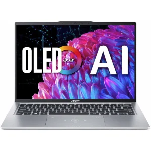 Ноутбук Acer Swift Go 14 SFG14-73 14" 2.8K OLED, Intel U7-155H, 32GB, F1TB, UMA, Win11, сріблястий (NX.KSGEU.005) UA