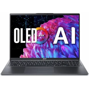 Ноутбук Acer Swift Go 16 SFG16-72 16" 3.2K OLED, Intel U5-125H, 16GB, F512GB, UMA, Lin, сірий, NX.KY9EU.001 UA