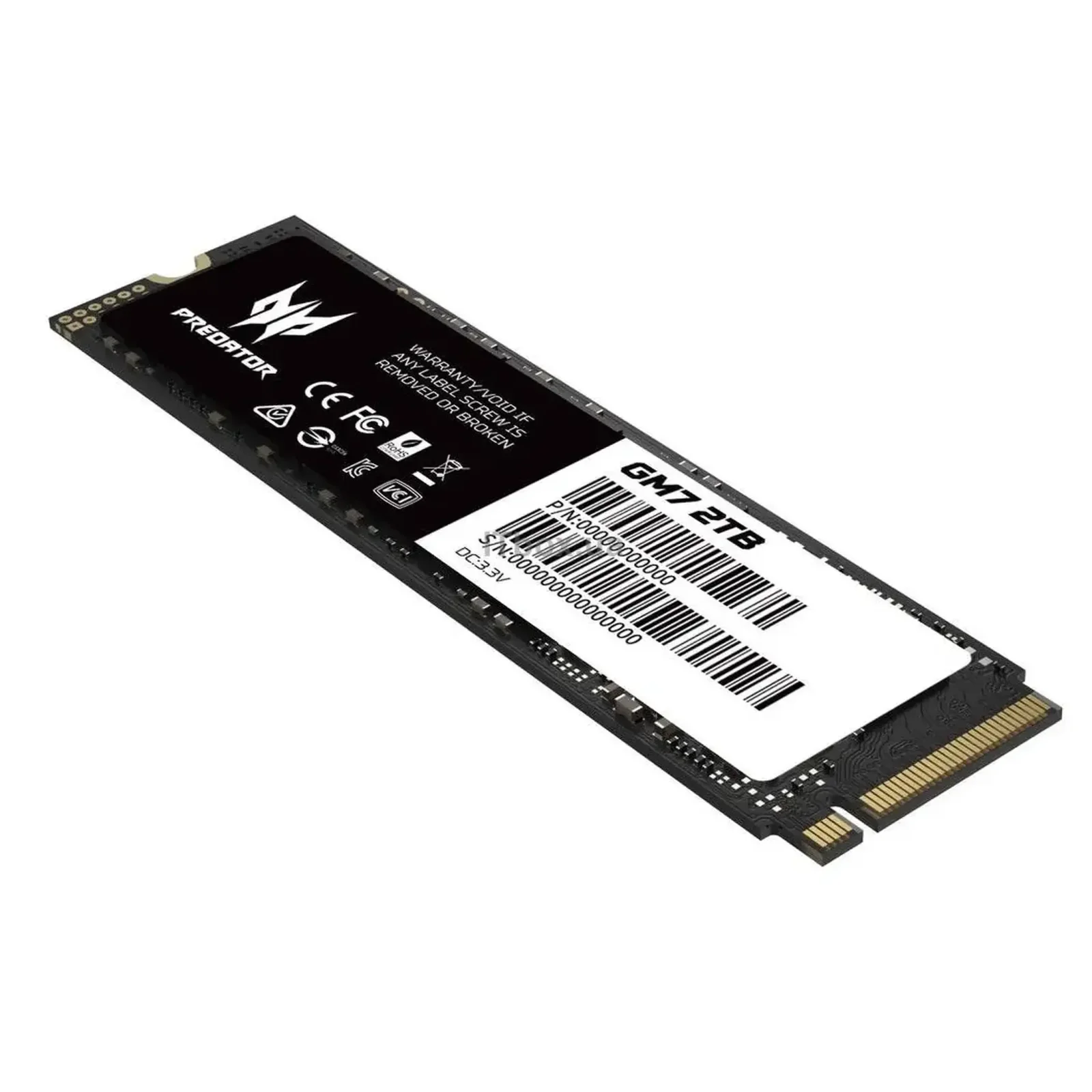 SSD внутренние M.2 2280 2TB GM7 Acer Predator (BL.9BWWR.119)