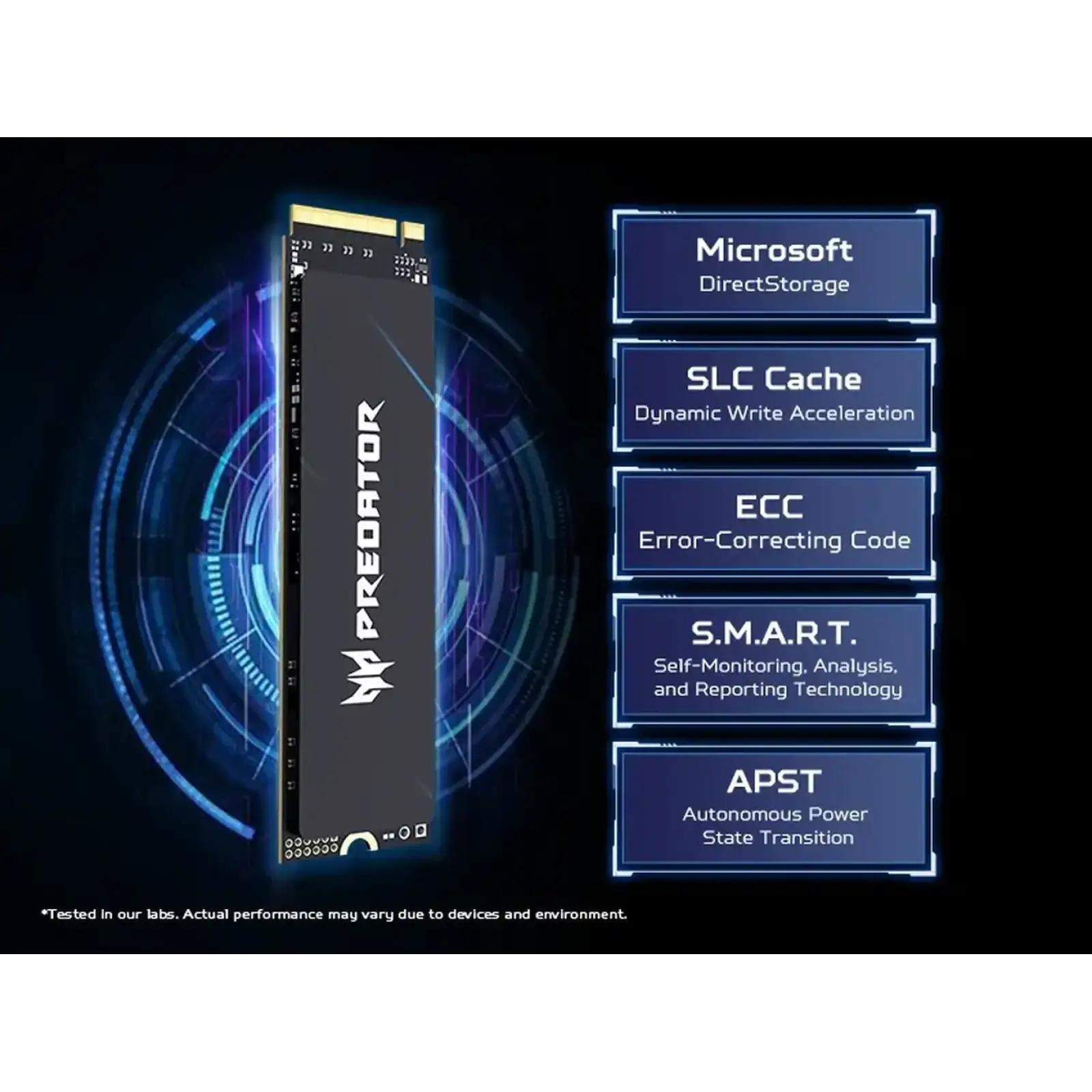 SSD накопитель Acer Predator GM9000 Heatsink 2 TB (BL.9BWWR.140)