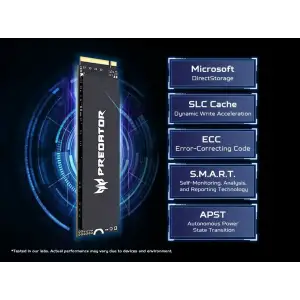 SSD накопитель Acer Predator GM9000 Heatsink 2 TB (BL.9BWWR.140)
