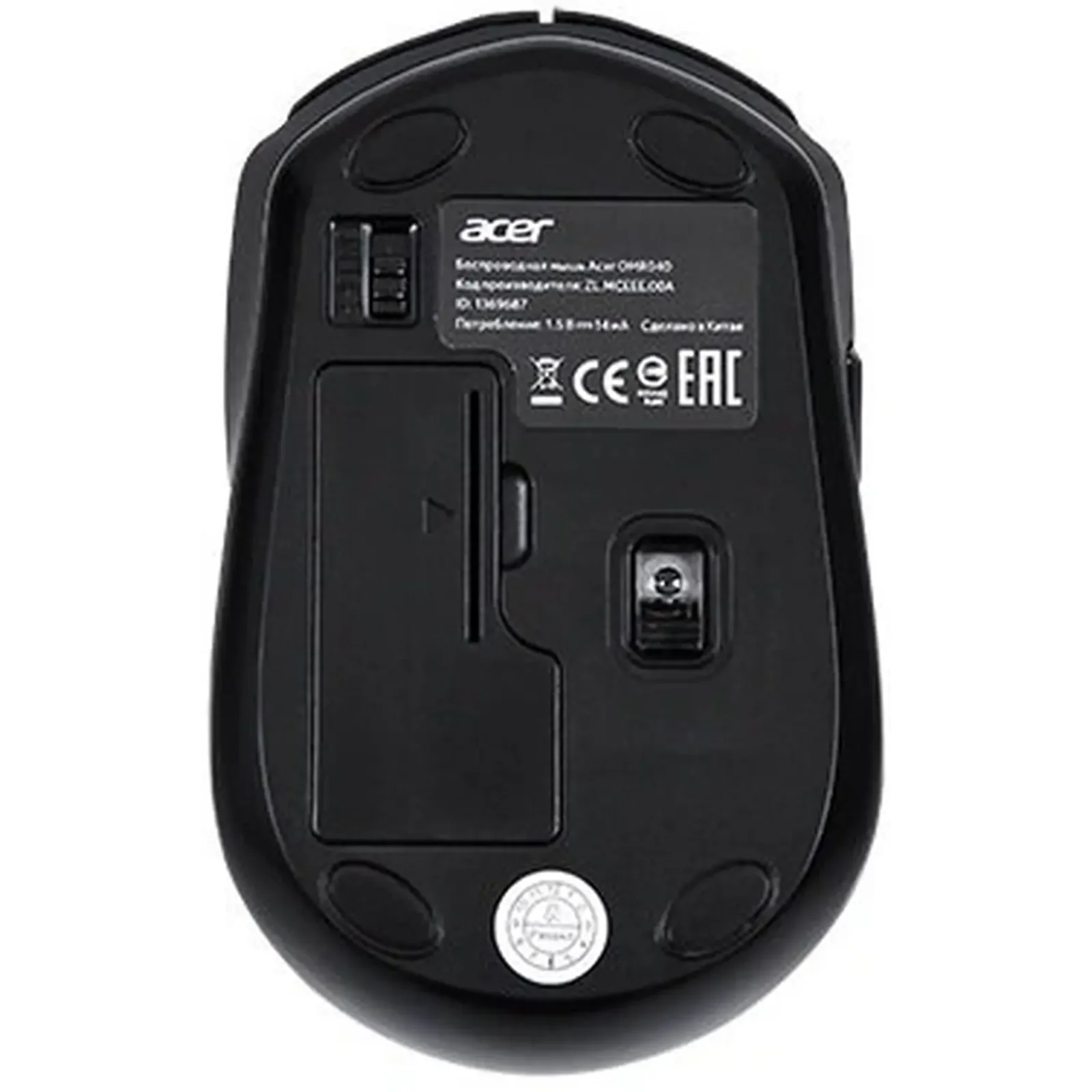 Миша Acer OMR040 WL Black (ZL.MCEEE.02C) UA