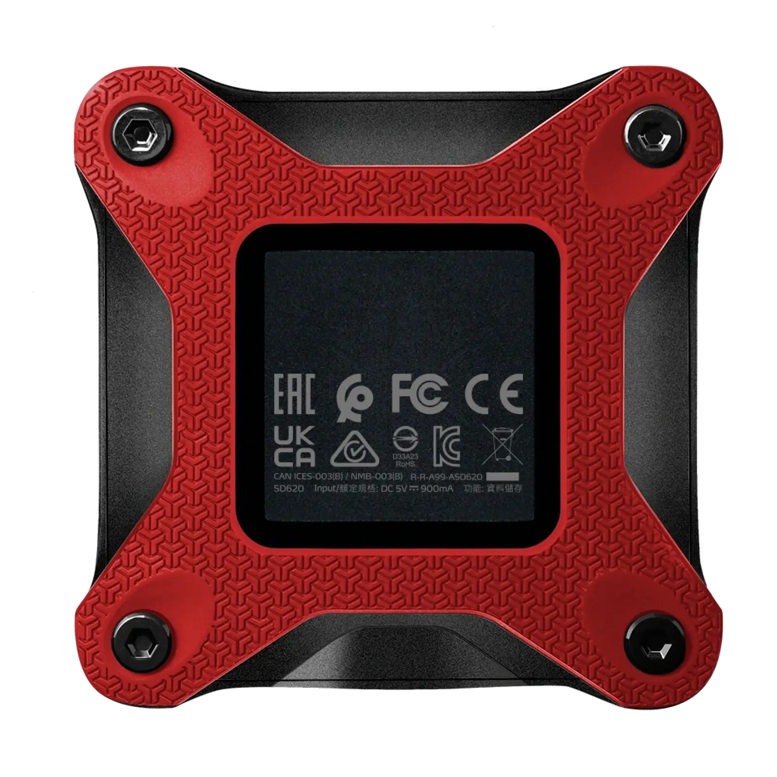 SSD зовнішній ADATA SD620 512GB USB3.2 520/460Mb/s, Red SD620-512GCRD