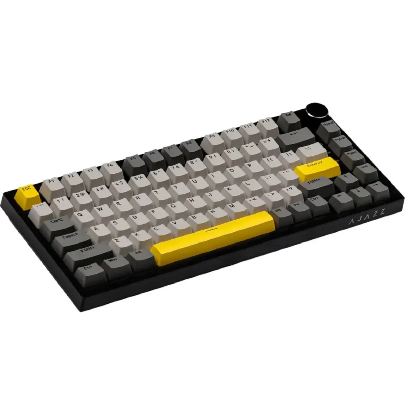Клавиатура Ajazz AK820-Moon Switch-Gray White Yellow-RGB-DIY