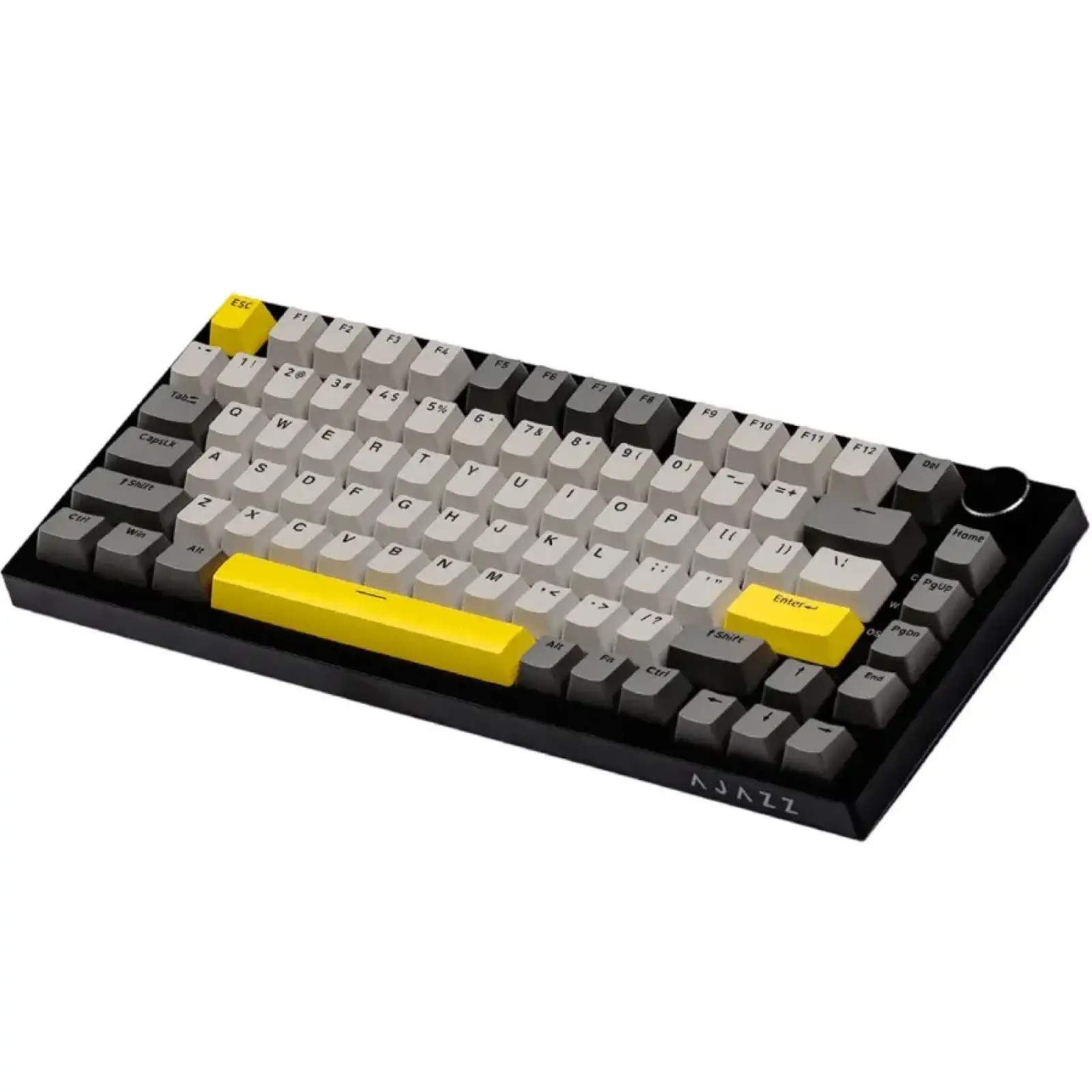 Клавиатура Ajazz AK820-Moon Switch-Gray White Yellow-RGB-DIY