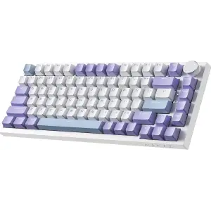 Клавіатура Ajazz AK820-Sea Salt Switch-Blue White Purple-RGB-DIY