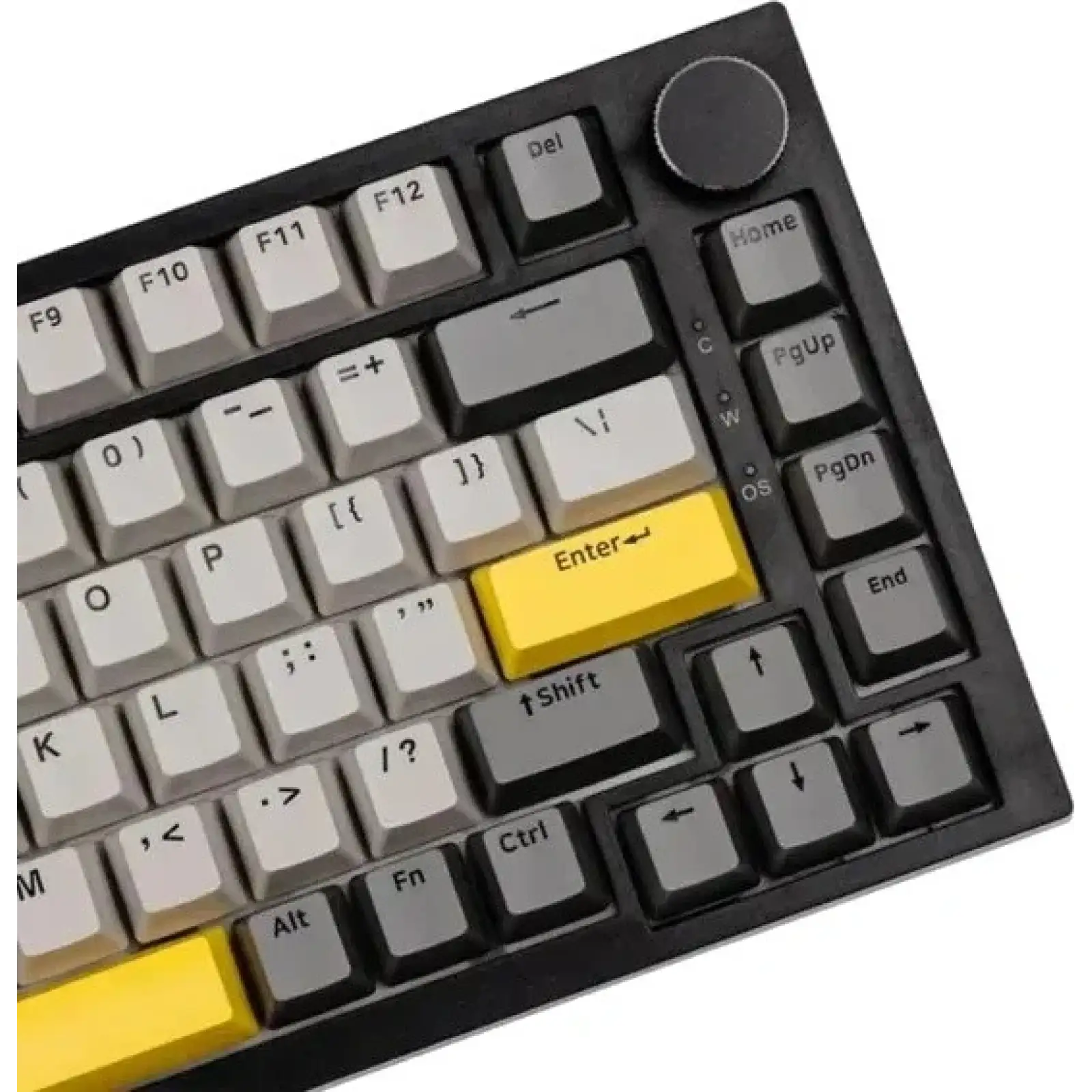 Клавиатура Ajazz AK820-Moon Switch-Gray White Yellow-RGB-DIY