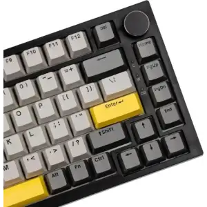 Клавиатура Ajazz AK820-Moon Switch-Gray White Yellow-RGB-DIY