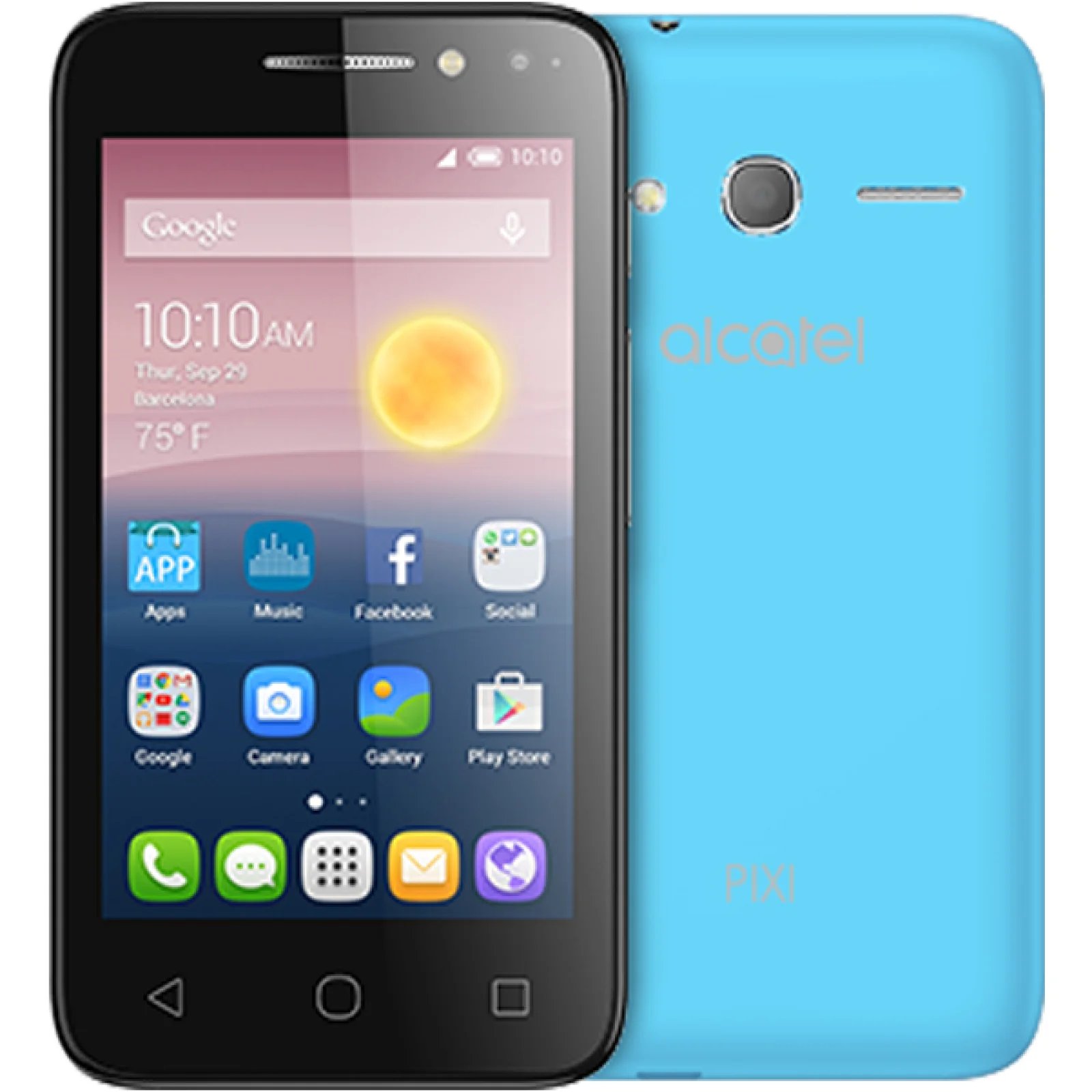 Смартфон Alcatel Onetouch Pixi 4034D Sharp Blue UA