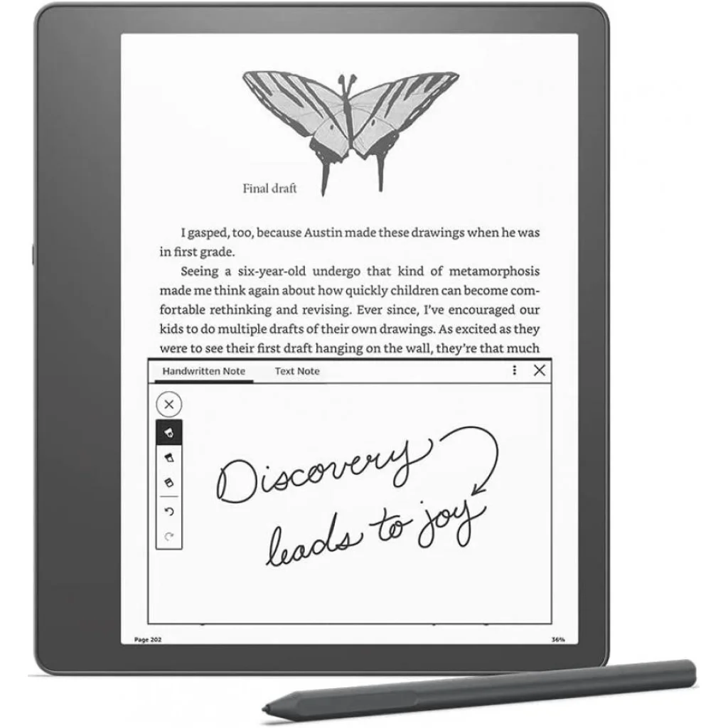 Електронна книга Amazon Kindle Scribe 64 GB with Premium Pen Tungsten (B09BSRTHL7)