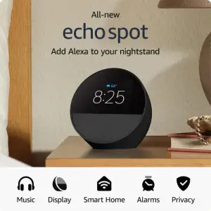 Розумна колонка Amazon Echo Spot 2024 Black