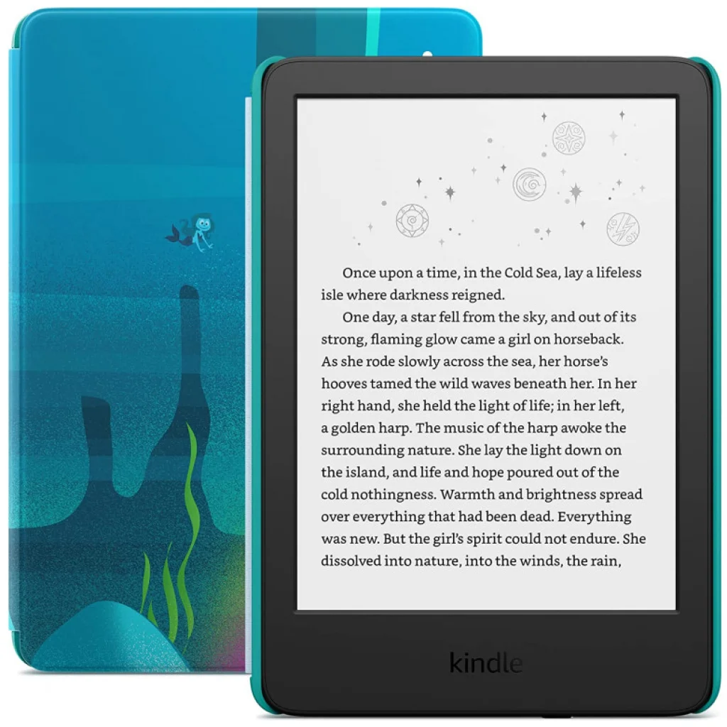 Электронная книга Amazon Kindle All-new Kids 11th Gen. 2022 16GB Black with Ocean Explorer Cover