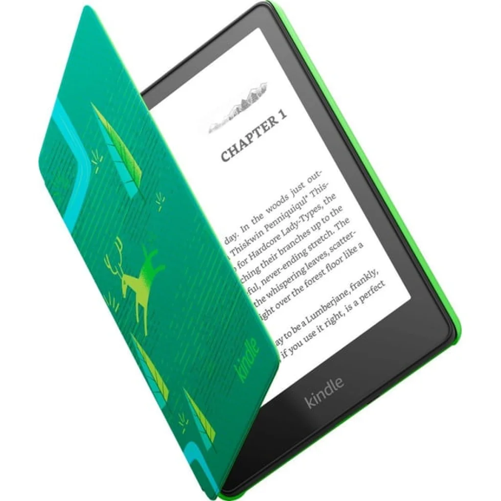 Електронна книга Amazon Kindle Paperwhite Kids 11th Gen. 8GB Black with Emerald Forest Cover