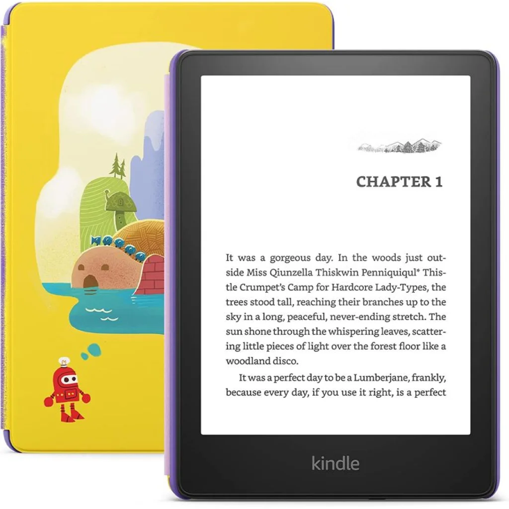 Електронна книга Amazon Kindle Paperwhite Kids 11th Gen. 8GB Black with Robot Dreams Cover