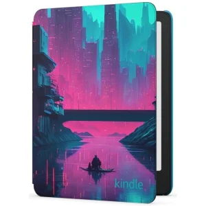 Електронна книга Amazon Kindle Paperwhite Kids 12th Gen. 16GB 2024 Black with Cyber City Cover