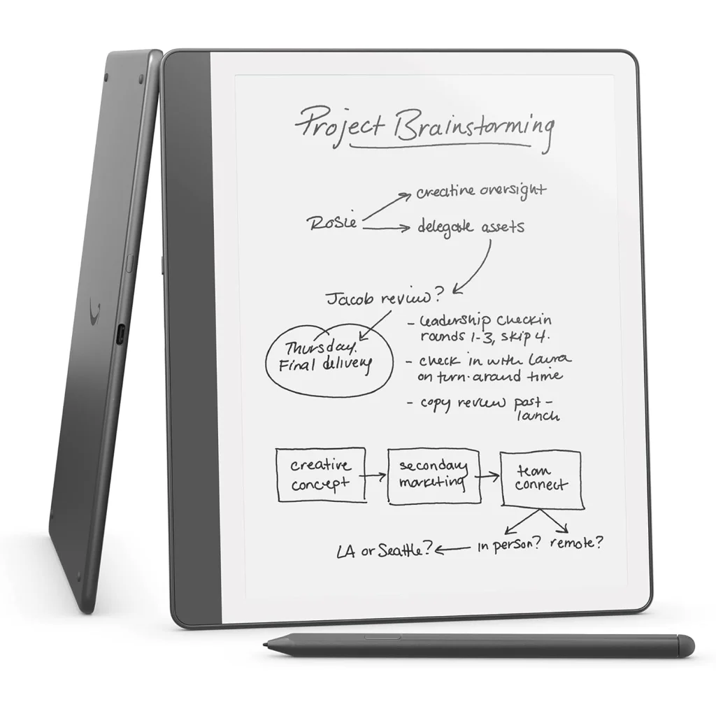 Електронна книга Amazon Kindle Scribe 64 GB with Premium Pen Tungsten (B09BSRTHL7)