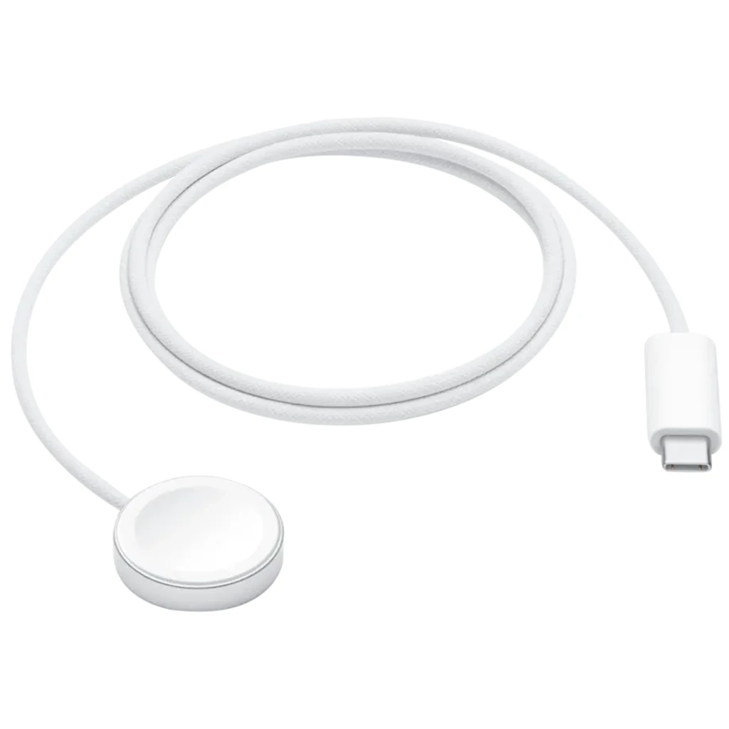 Беспроводная зарядка Apple Watch Magnetic Charger to USB-C Cable Woven Design 1 m (MT0H3)