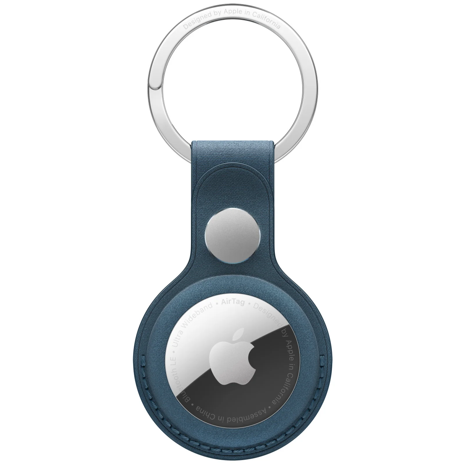 Чехол для поискового брелка Apple AirTag FineWoven Key Ring Pacific Blue (MT2K3)
