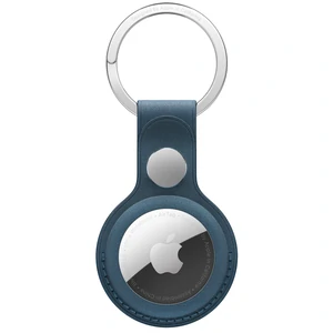 Цвет: Синий - Чехол Apple AirTag FineWoven Key Ring Pacific Blue (MT2K3)