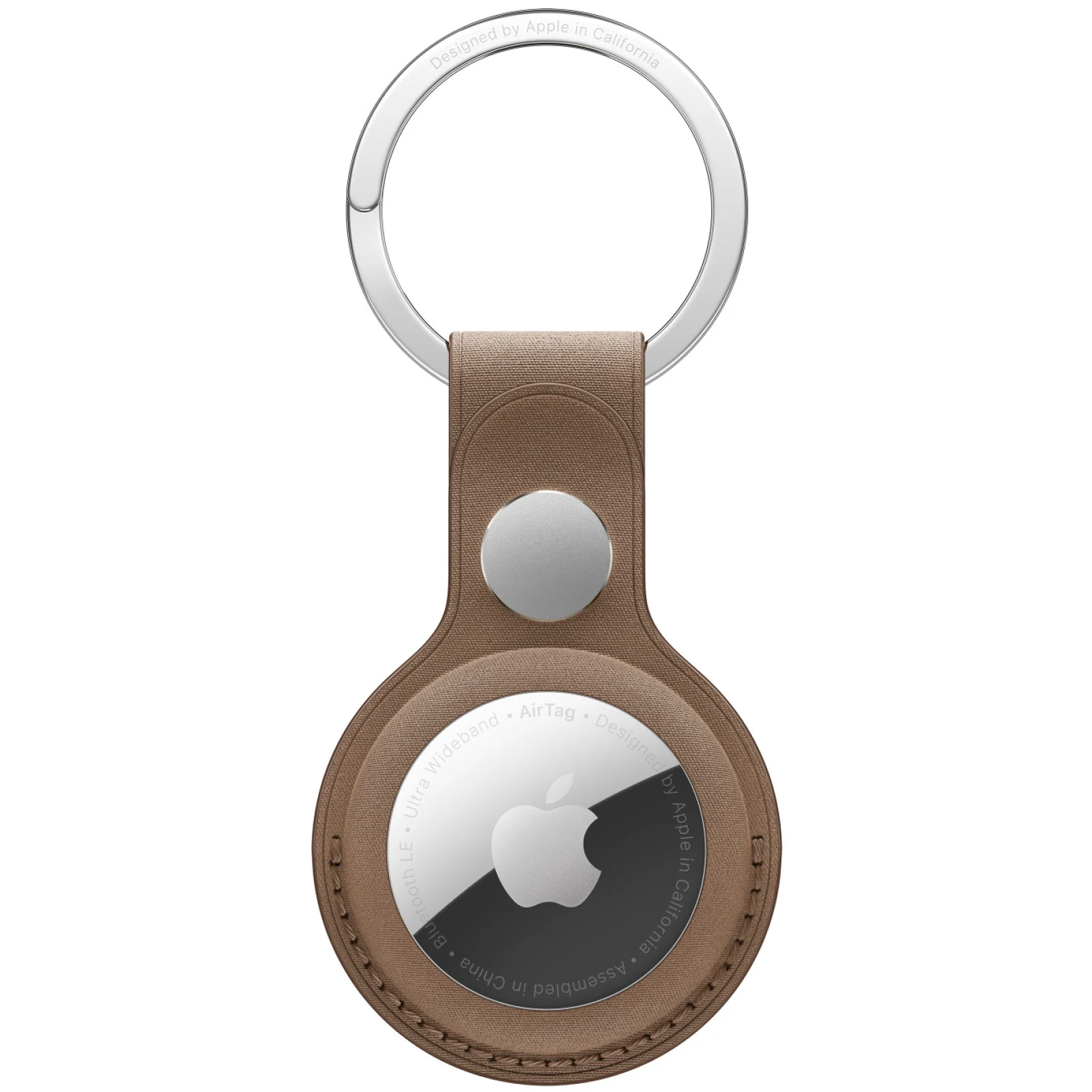 Чехол для поискового брелка Apple AirTag FineWoven Key Ring Taupe (MT2L3)