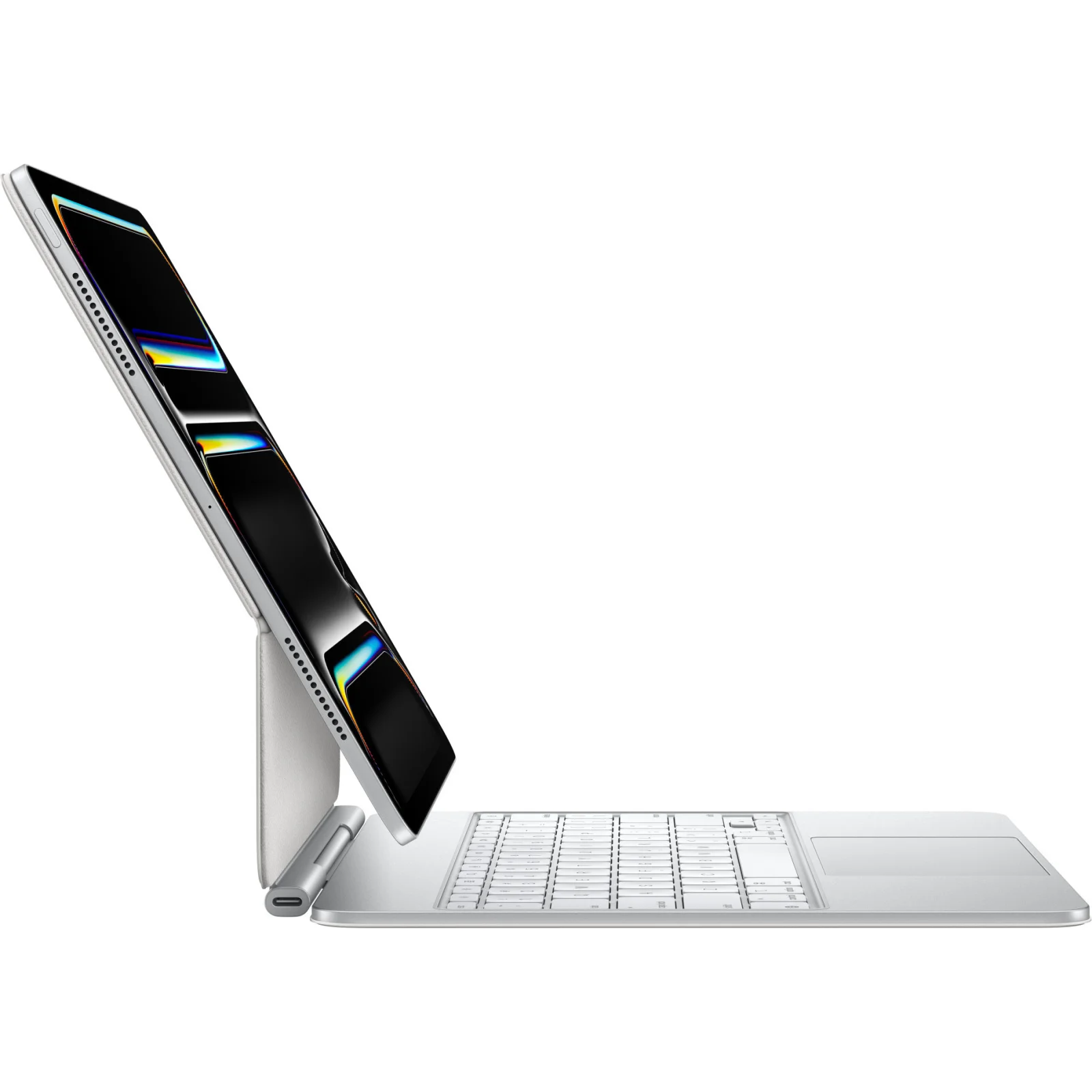 Чехол-клавиатура Apple iPad Pro 13 2024 Magic Keyboard White (MWR43) (Английская раскладка)