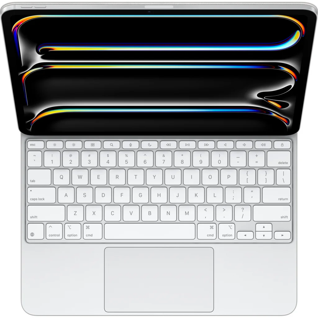 Чехол-клавиатура Apple iPad Pro 13 2024 Magic Keyboard White (MWR43) (Английская раскладка)