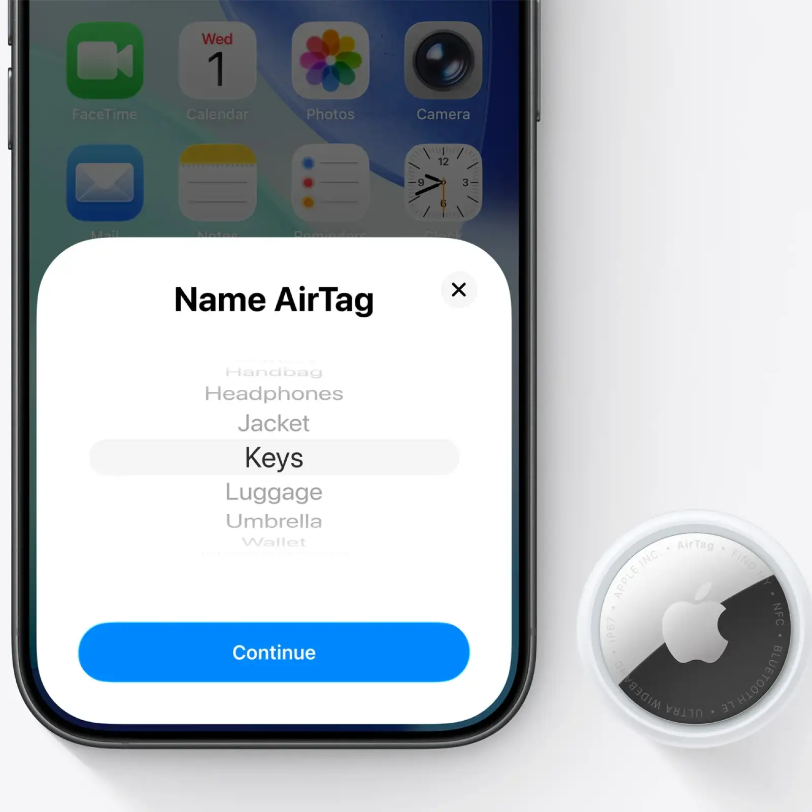 Пошуковий брелок Apple AirTag 2nd Gen 1 pack (MFE94)