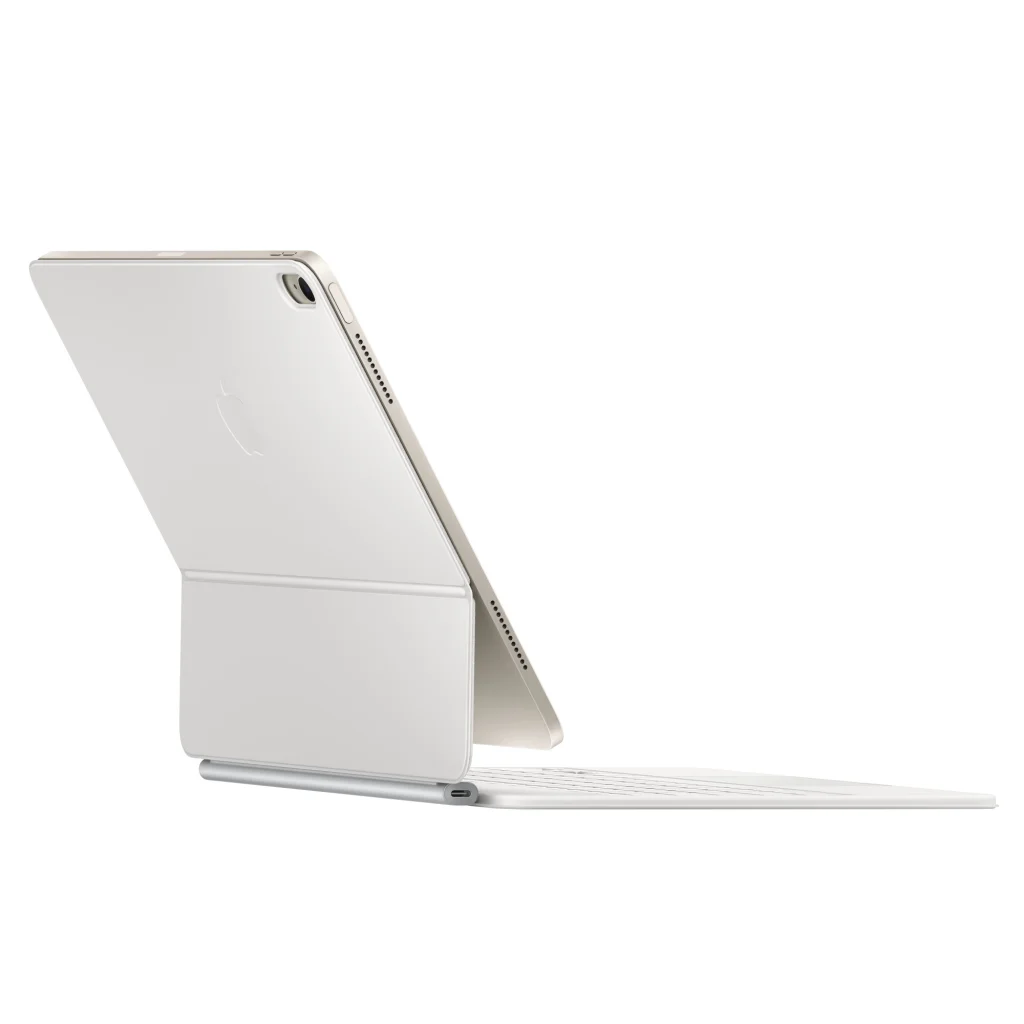 Чехол Apple iPad Air 13 2025 Magic Keyboard White (MDFW4) (Английская раскладка)