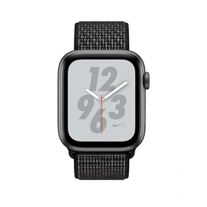 Apple Watch Nike+ Series 4 GPS + Cellular 40mm Space Gray Aluminum Case with Black Nike Sport Loop (MTX92)