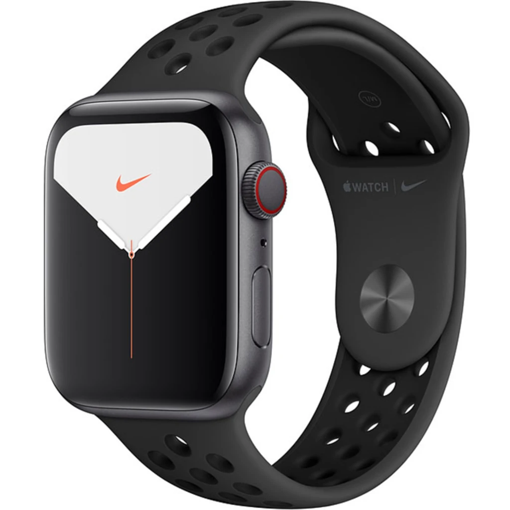 Apple Watch Nike Series 5 GPS + LTE 44mm Space Gray Aluminum with Anthracite/Black Nike Sport Band (MX3A2, MX3F2)