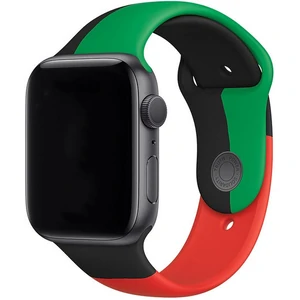 Ремінець Apple Black Unity Sport Band для Apple Watch 38mm, 40mm (MJ4V3)