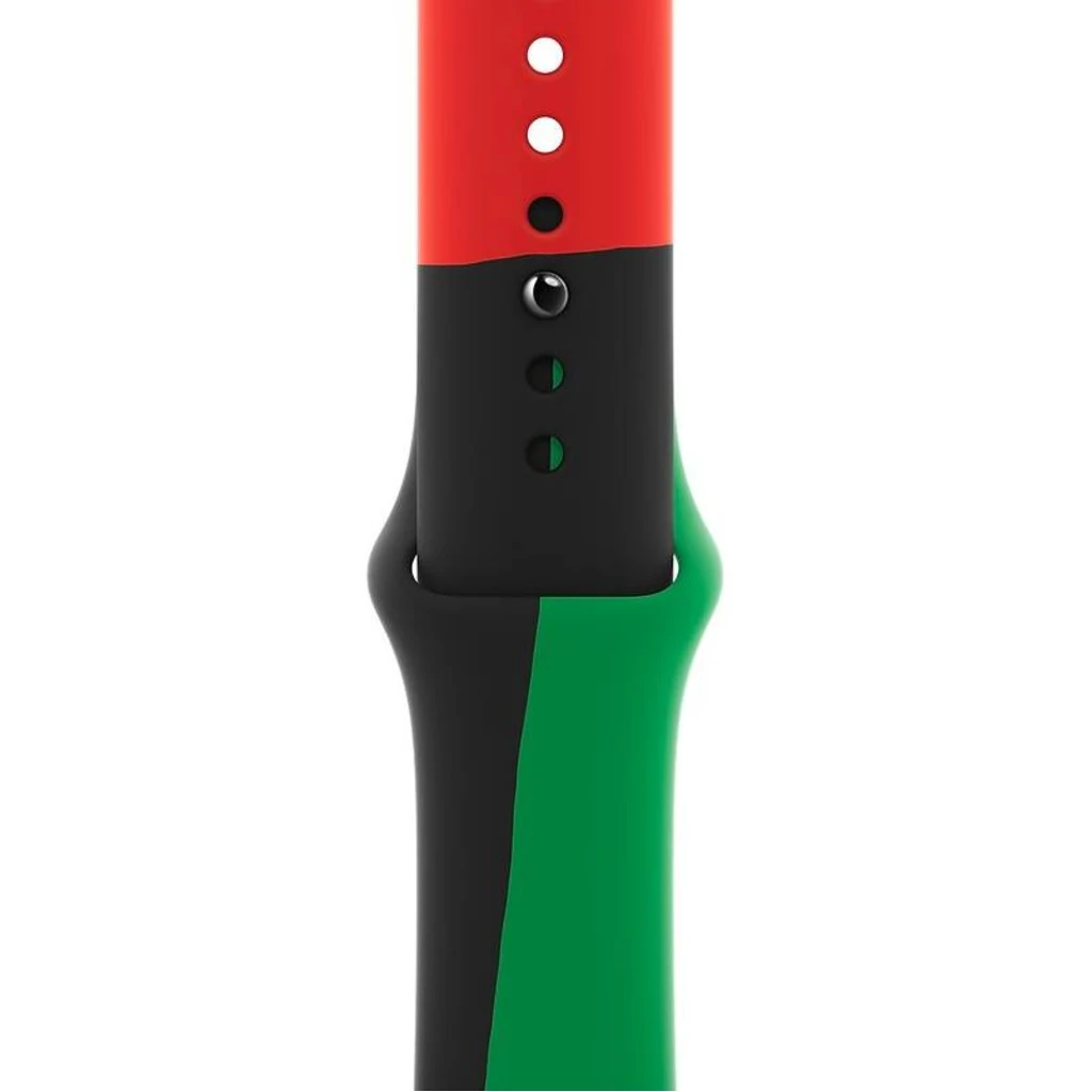 Ремінець Apple Black Unity Sport Band для Apple Watch 38mm, 40mm (MJ4V3)