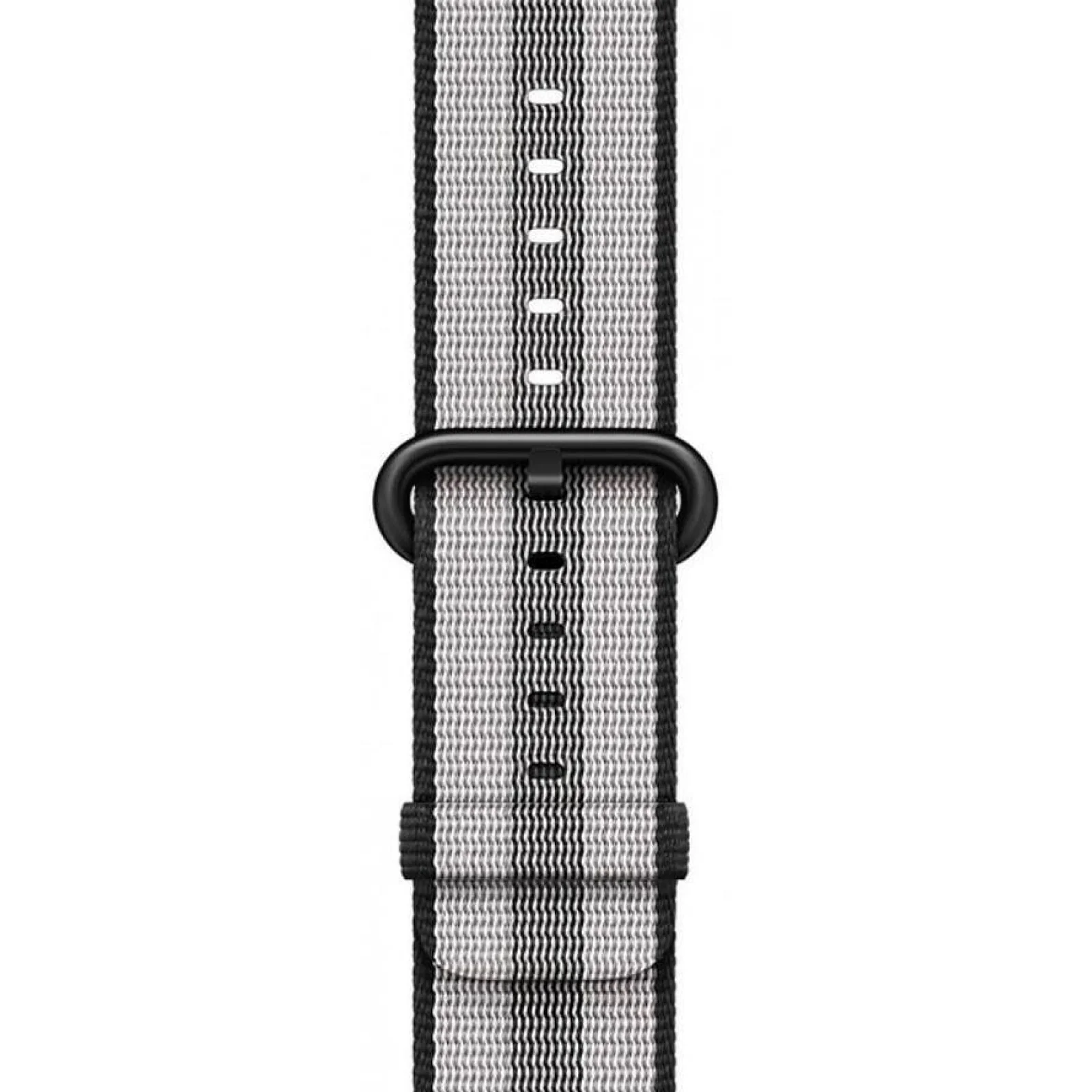 Ремінець Apple Black Stripe Woven Nylon Band для Apple Watch 38mm, 40mm (MQVG2)